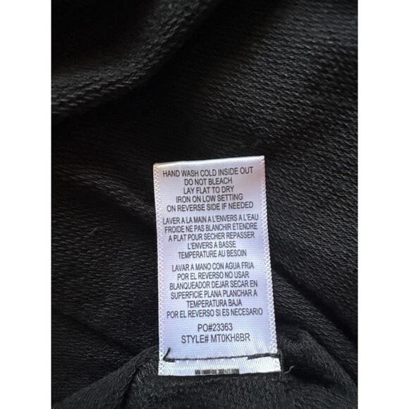 Bobeau black t-shirt with side buttons Small - Picture 5 of 5